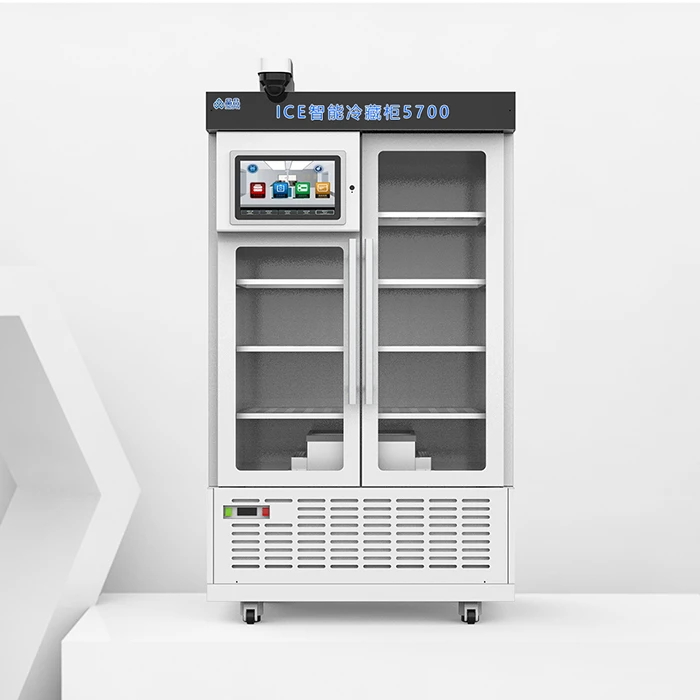 Refrigerated reagent storage cabinet